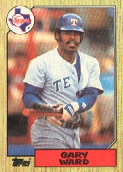 1987 Topps Baseball Cards      762     Gary Ward